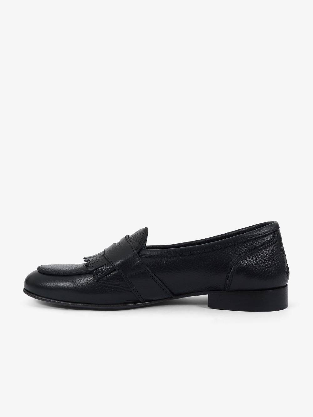 LORIS LORENZO Scarpe basse GO8CU FRANGIA uomo pelle nero Spedizione Gratuita