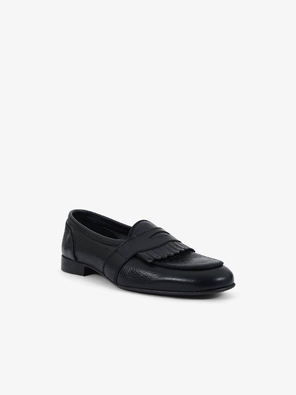 LORIS LORENZO Scarpe basse GO8CU FRANGIA uomo pelle nero Spedizione Gratuita