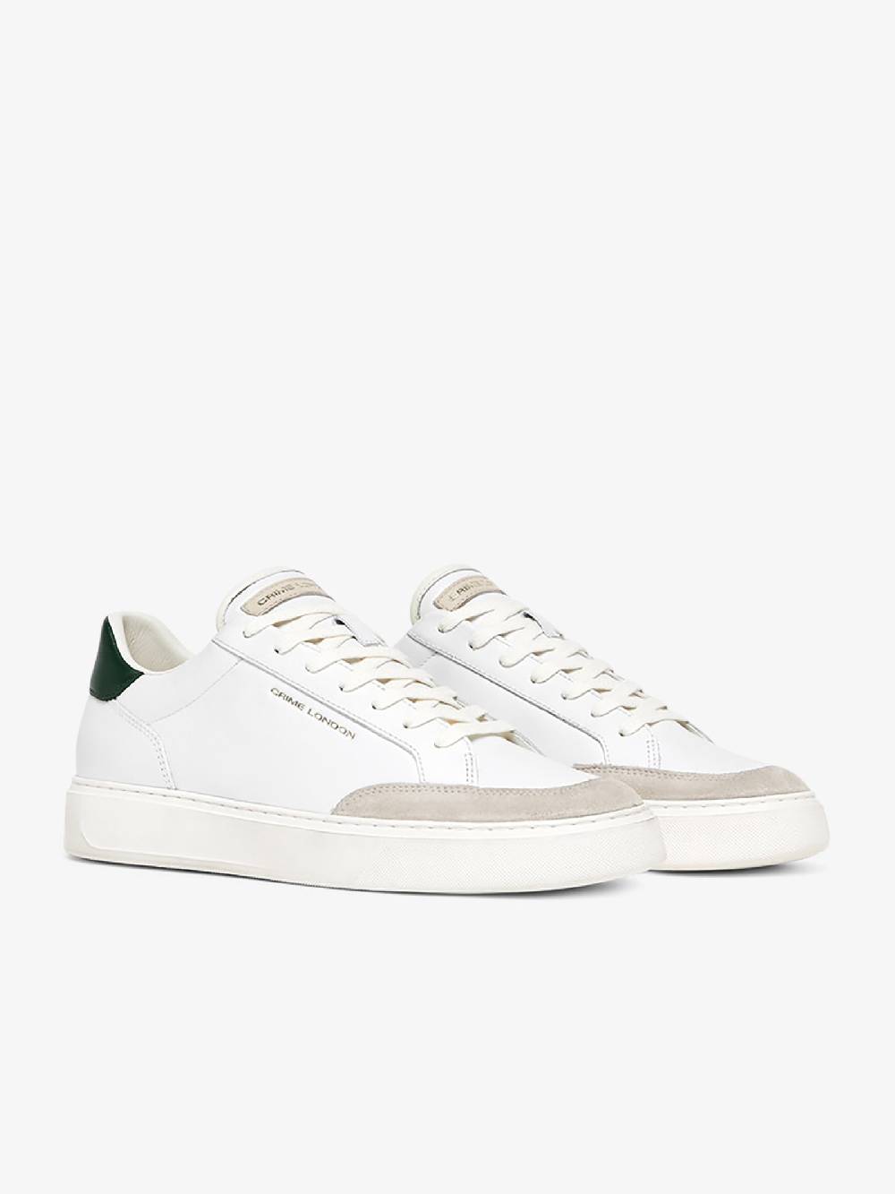 CRIME LONDON Sneakers Eclipse 17672PP6 uomo pelle bianco Shopping Online
