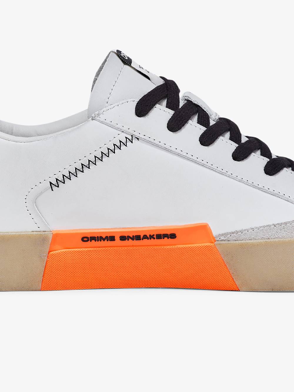 CRIME LONDON Sneakers Distressed 16008PP5 uomo pelle bianco Shopping Online