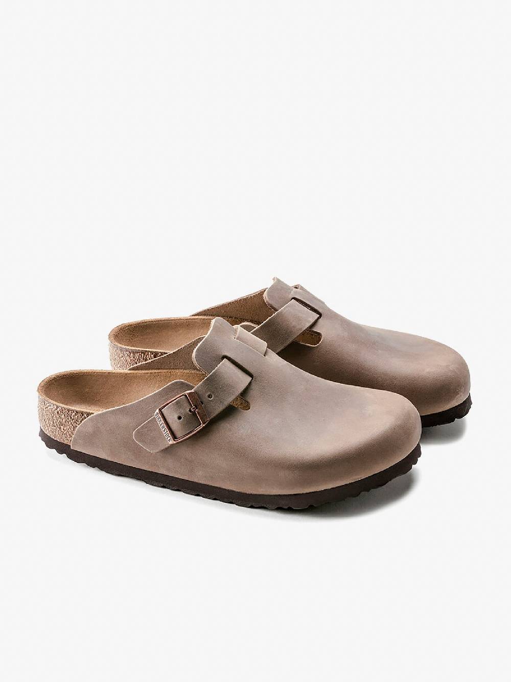 BIRKENSTOCK Ciabatte boston 960813 pelle marrone Prezzo Ridotto