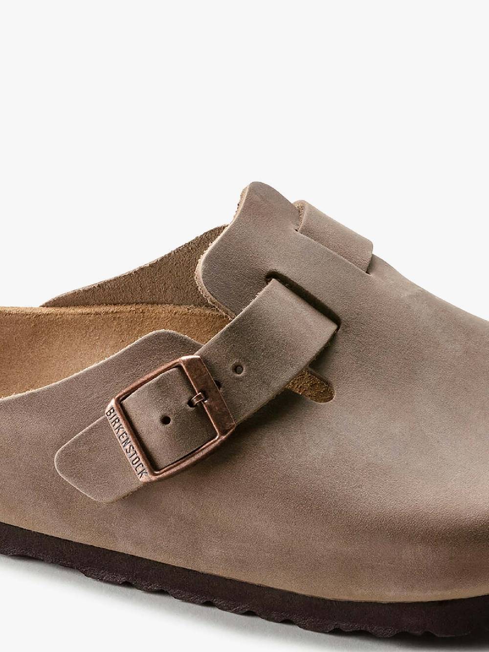 BIRKENSTOCK Ciabatte boston 960813 pelle marrone Prezzo Ridotto