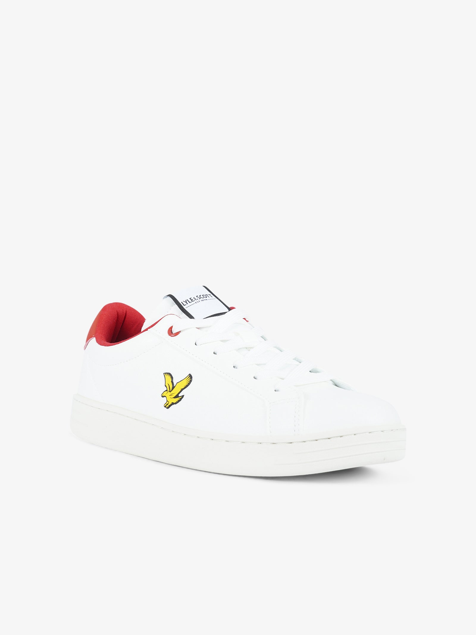 LYLE & SCOTT Sneakers Elgin uomo pelle sintetica bianco Sottocosto