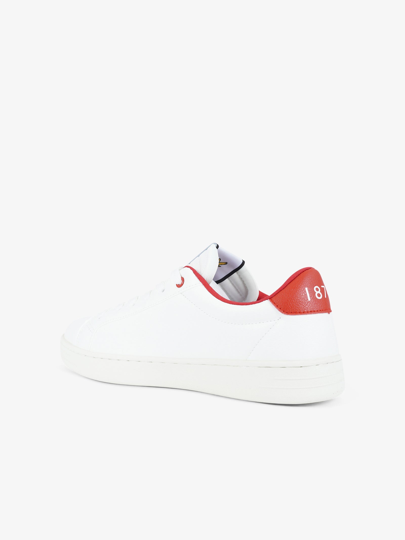 LYLE & SCOTT Sneakers Elgin uomo pelle sintetica bianco Sottocosto