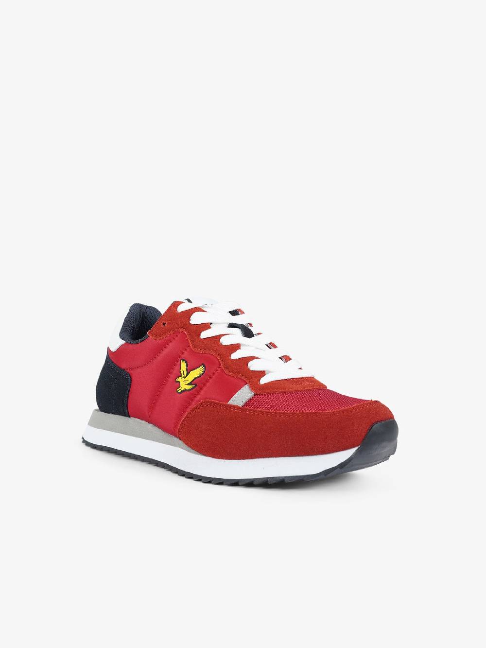 LYLE & SCOTT Sneakers Dyce uomo pelle sintetica rosso Novità