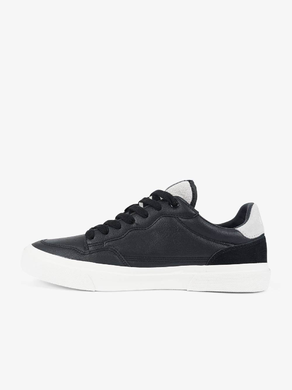 LYLE & SCOTT Sneakers Bora uomo pelle nero Outlet