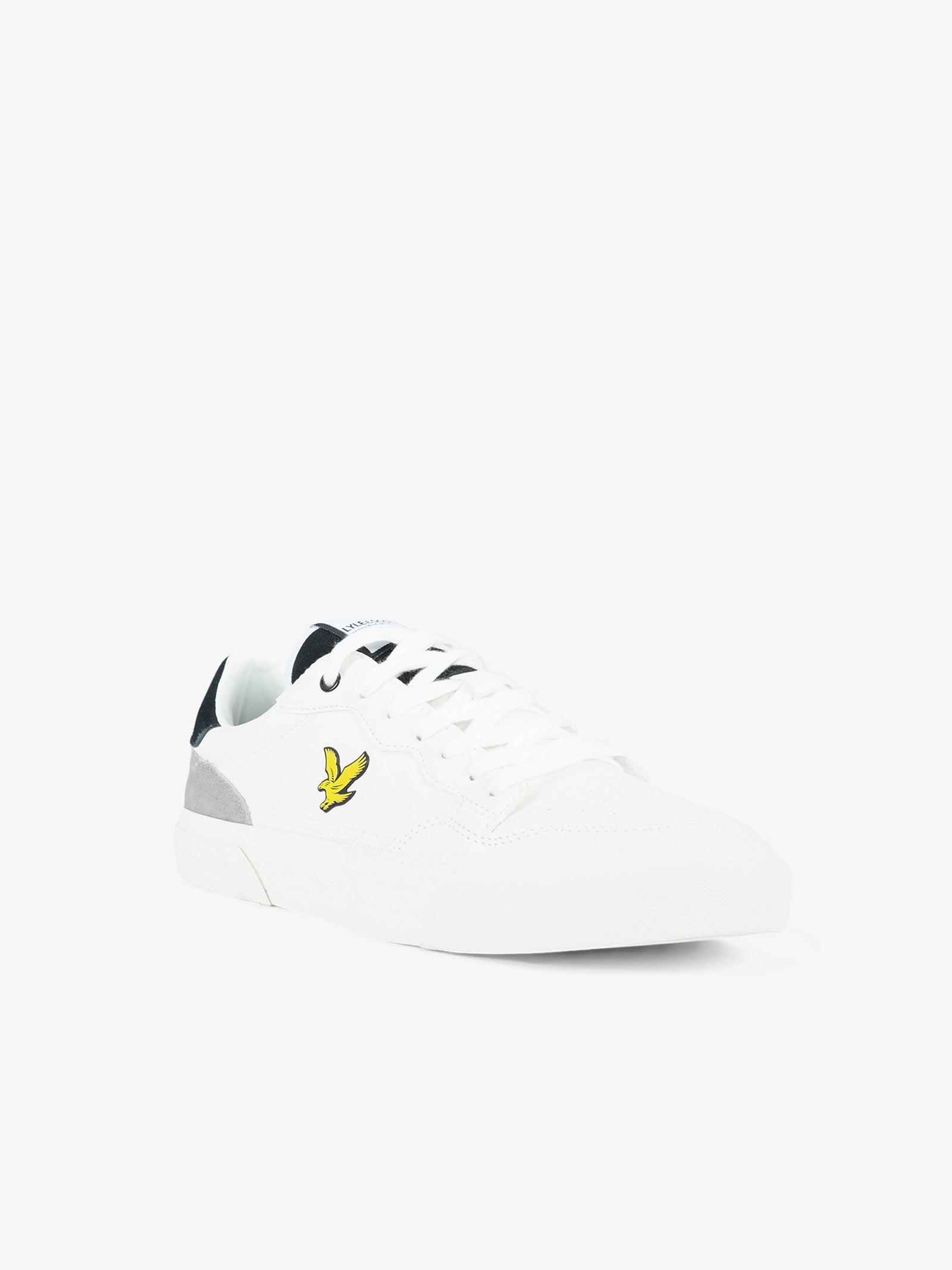 LYLE & SCOTT Sneakers Bora uomo pelle bianco In Vendita