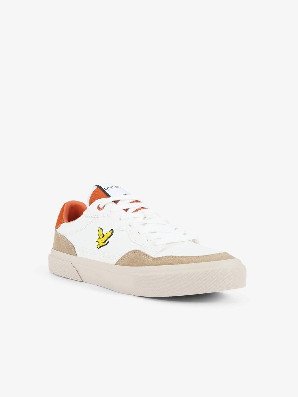 LYLE & SCOTT Sneakers Bora uomo pelle bianco Saldi