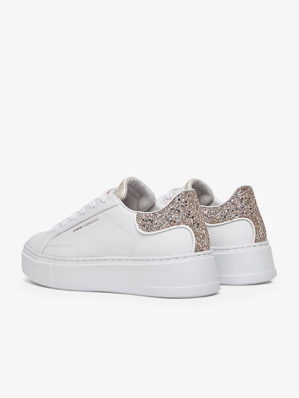 CRIME LONDON Sneakers Extralight 2.0 27601PP6 donna pelle bianco Spedizione Gratuita