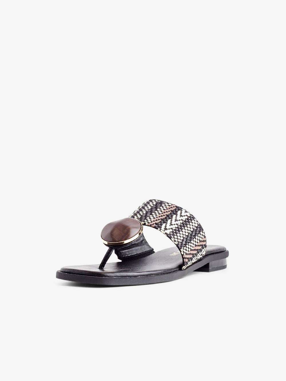 NOA HARMON Sandali bassi Margot 9226 donna rafia bianco Fino Al -60%