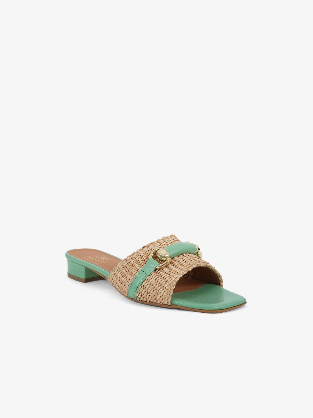 HESSY Sandali con tacco TACCO 10 720 donna rafia verde Shopping Online