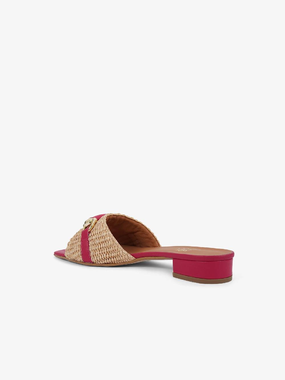 HESSY Sandali con tacco TACCO 10 720 donna rafia fucsia Affare Del Giorno