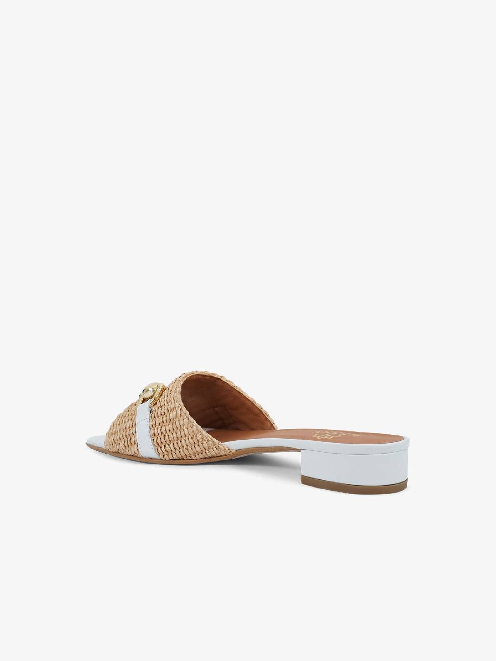 HESSY Sandali con tacco TACCO 10 720 donna rafia bianco Sottocosto
