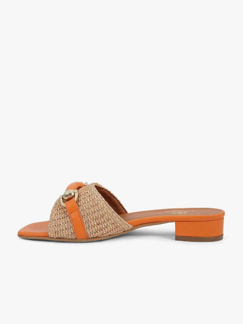 HESSY Sandali con tacco TACCO 10 720 donna rafia arancione Convenienza
