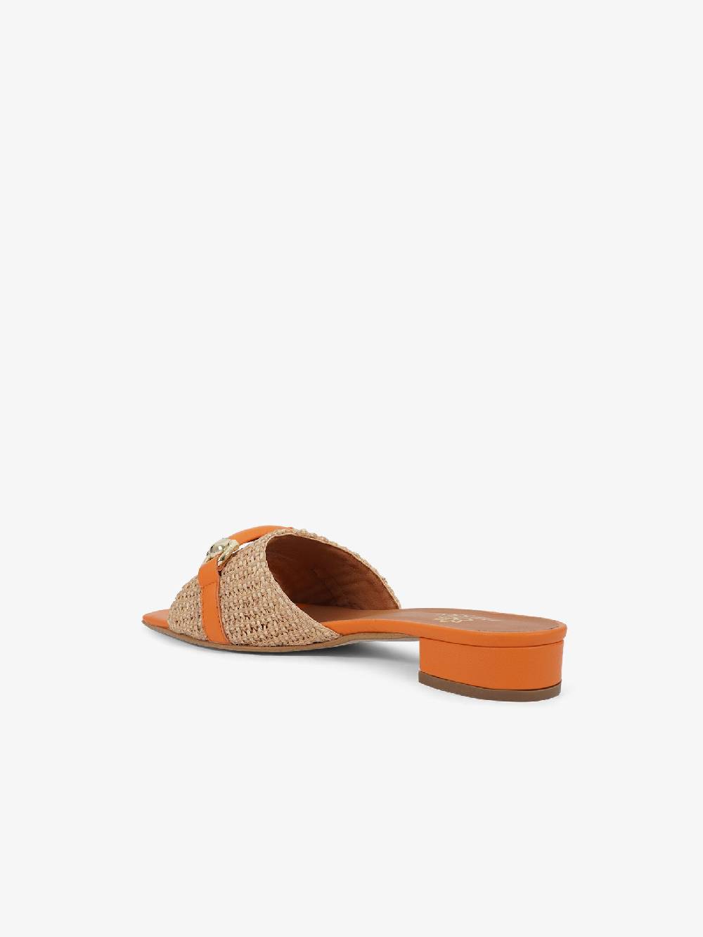 HESSY Sandali con tacco TACCO 10 720 donna rafia arancione Convenienza