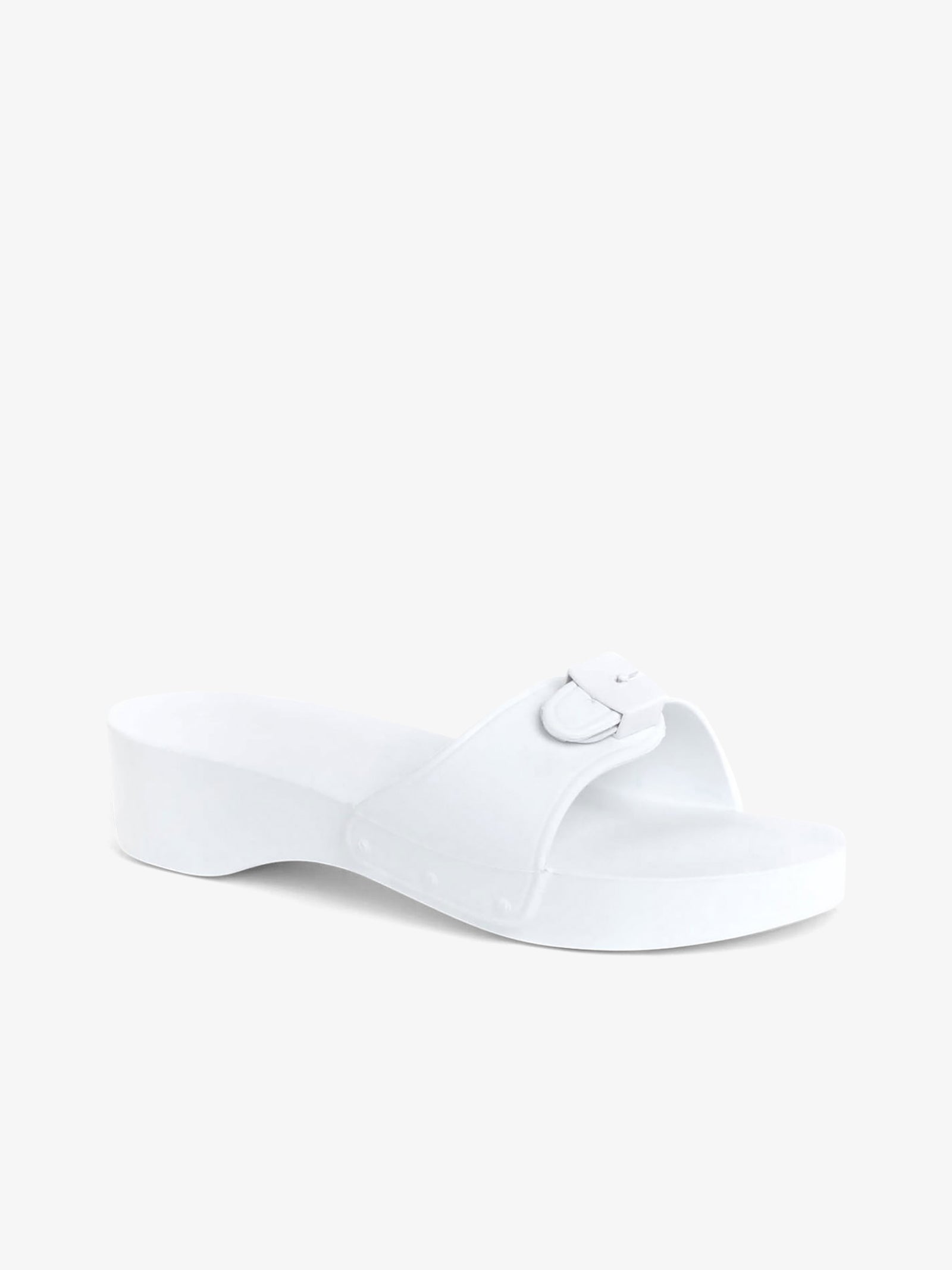 SCHOLL Ciabatte Pescura Heel Aqua OffWhite EVA SL.F314561171 donna gomma panna Vendita Calda