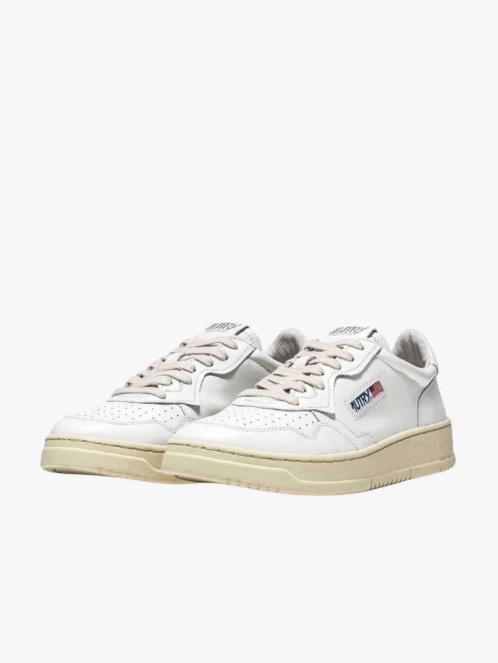 AUTRY Sneakers Medalist Low AULW donna pelle bianco Vendita