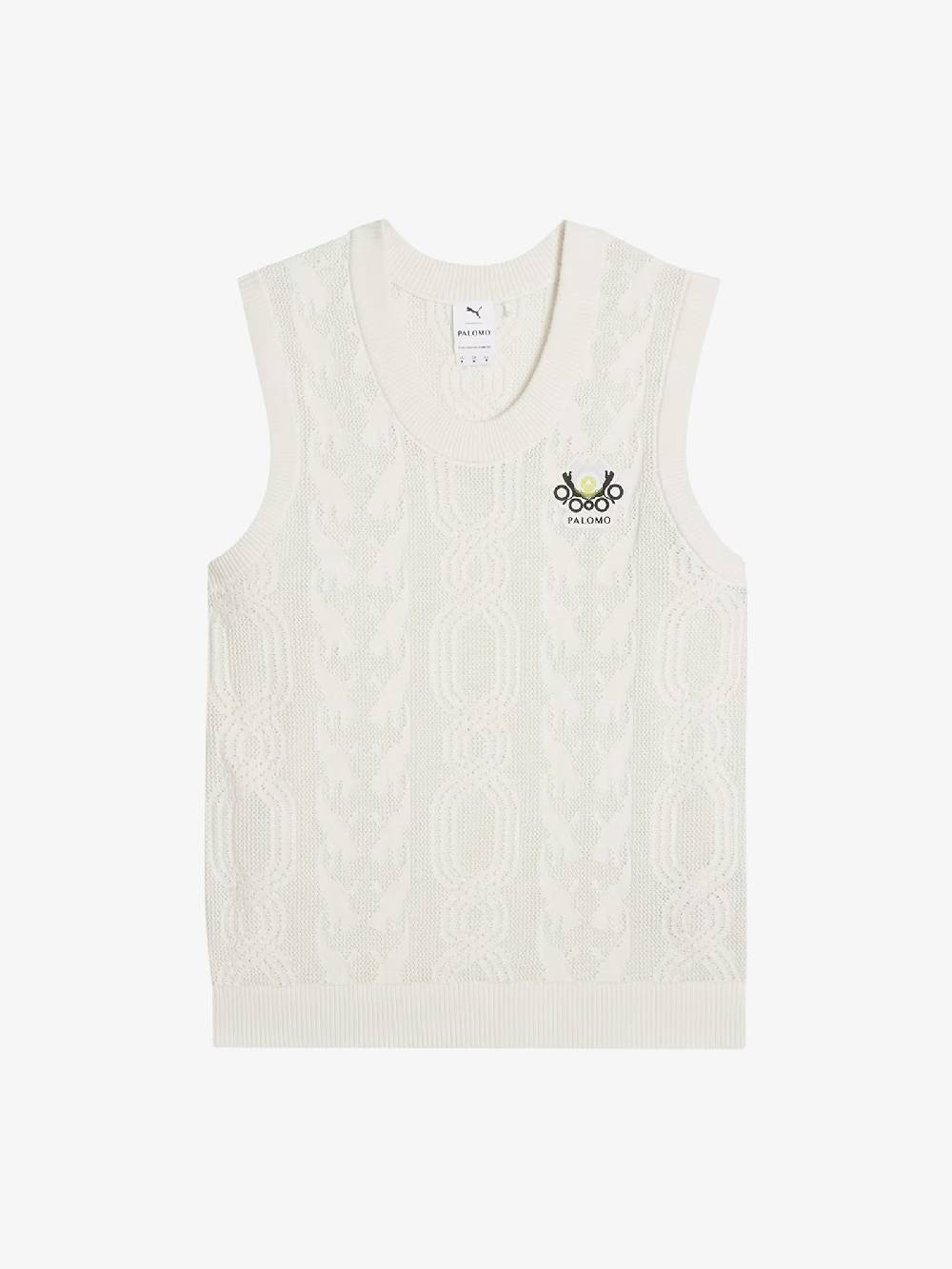 PUMA Top PUMA x PALOMO 625559_ donna cotone bianco