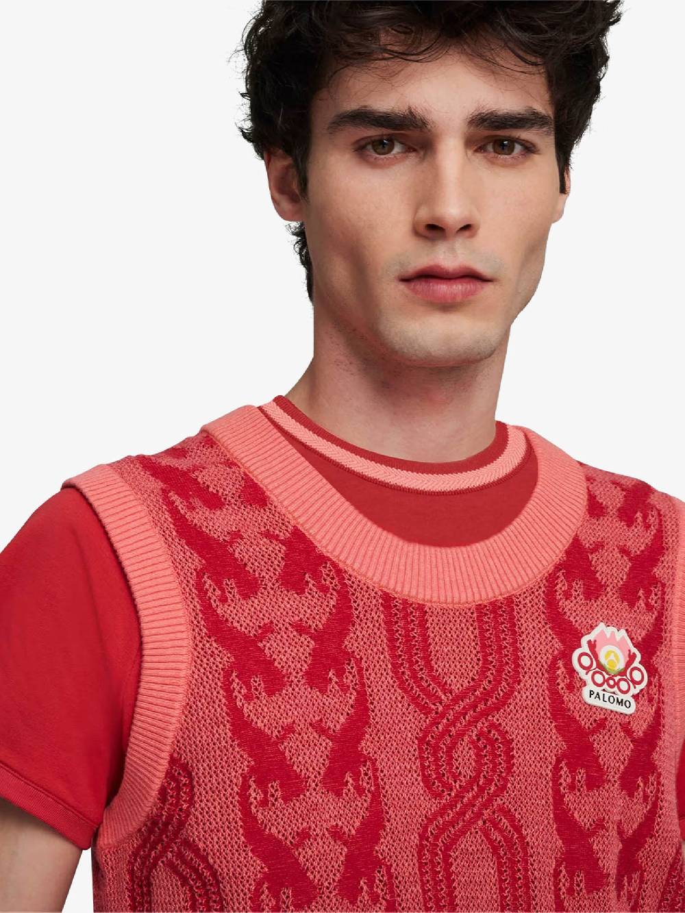 PUMA Top PUMA x PALOMO 625559_ donna cotone rosso Promozione Limitata
