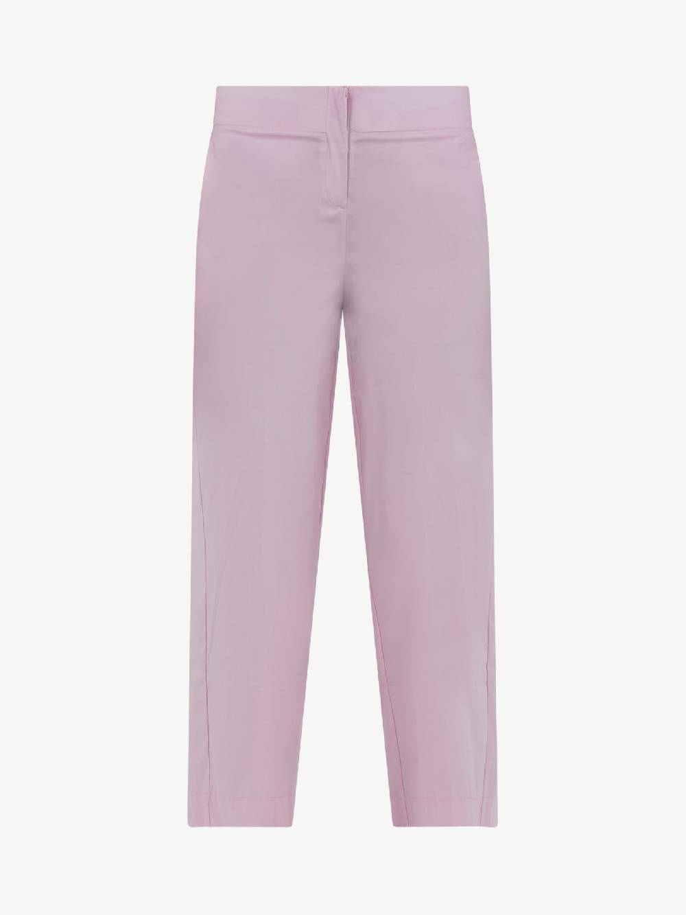 JIJIL Pantalone a vita alta PA279 donna cotone rosa Saldi
