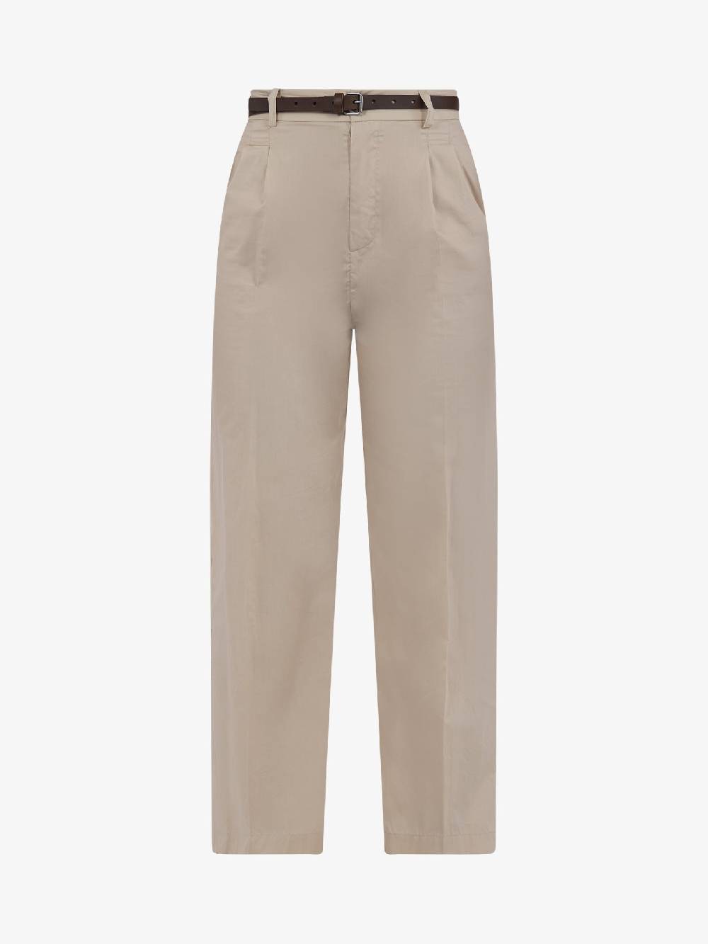 VICOLO Pantalone con pieghe TB2056 donna cotone beige Hotsell