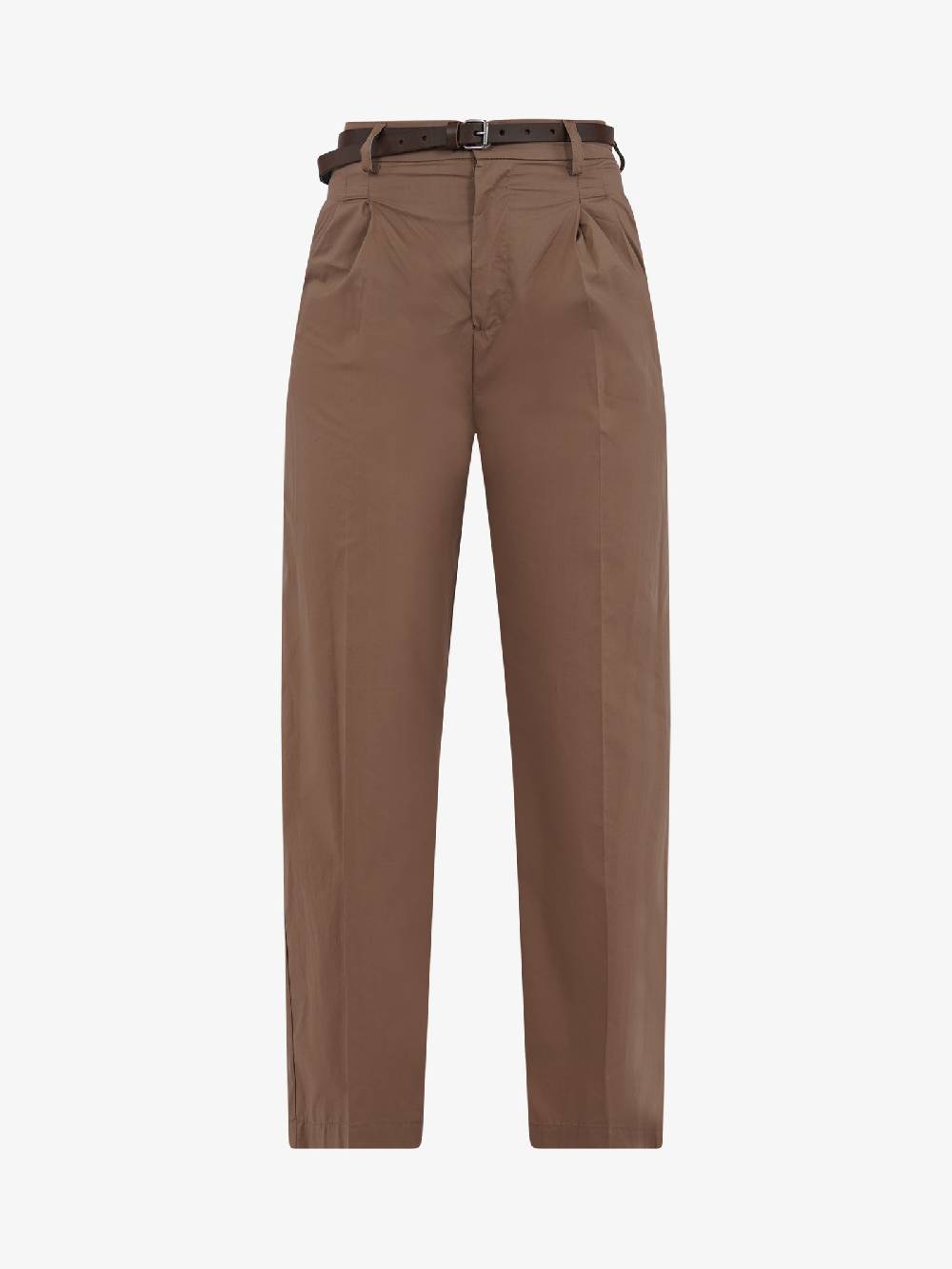 VICOLO Pantalone con pieghe TB2056 donna cotone marrone I Più Venduti