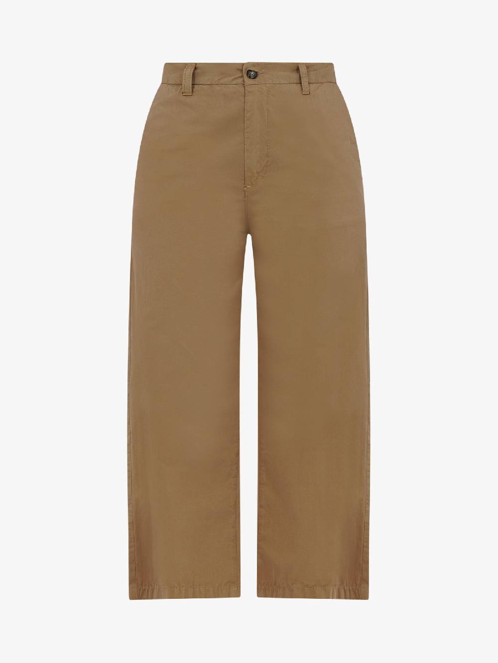 DIXIE Pantalone a vita alta P142J175 donna cotone beige Negozio