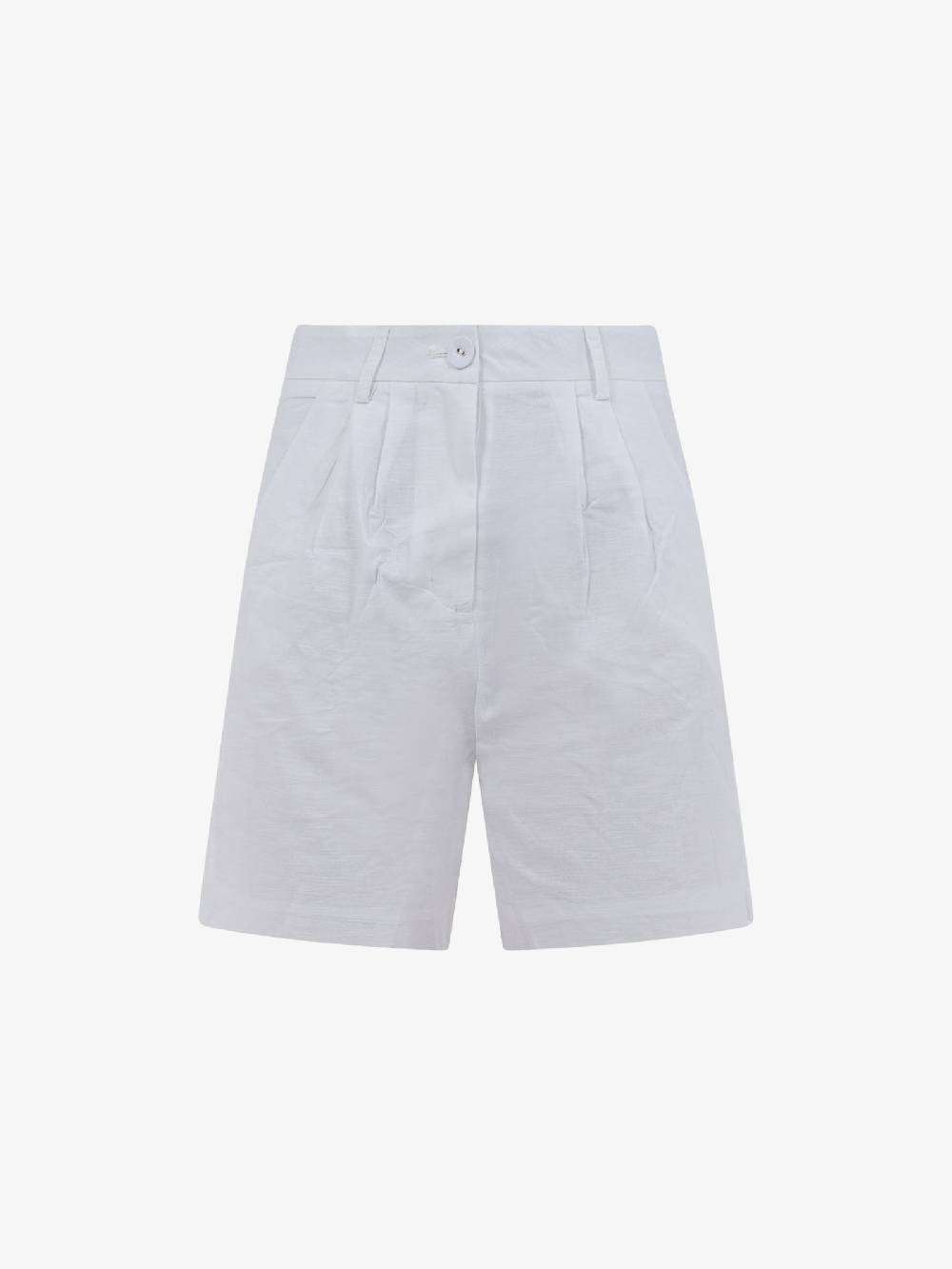GLAMOROUS Shorts lunghezza media GS0795 donna cotone bianco Italy