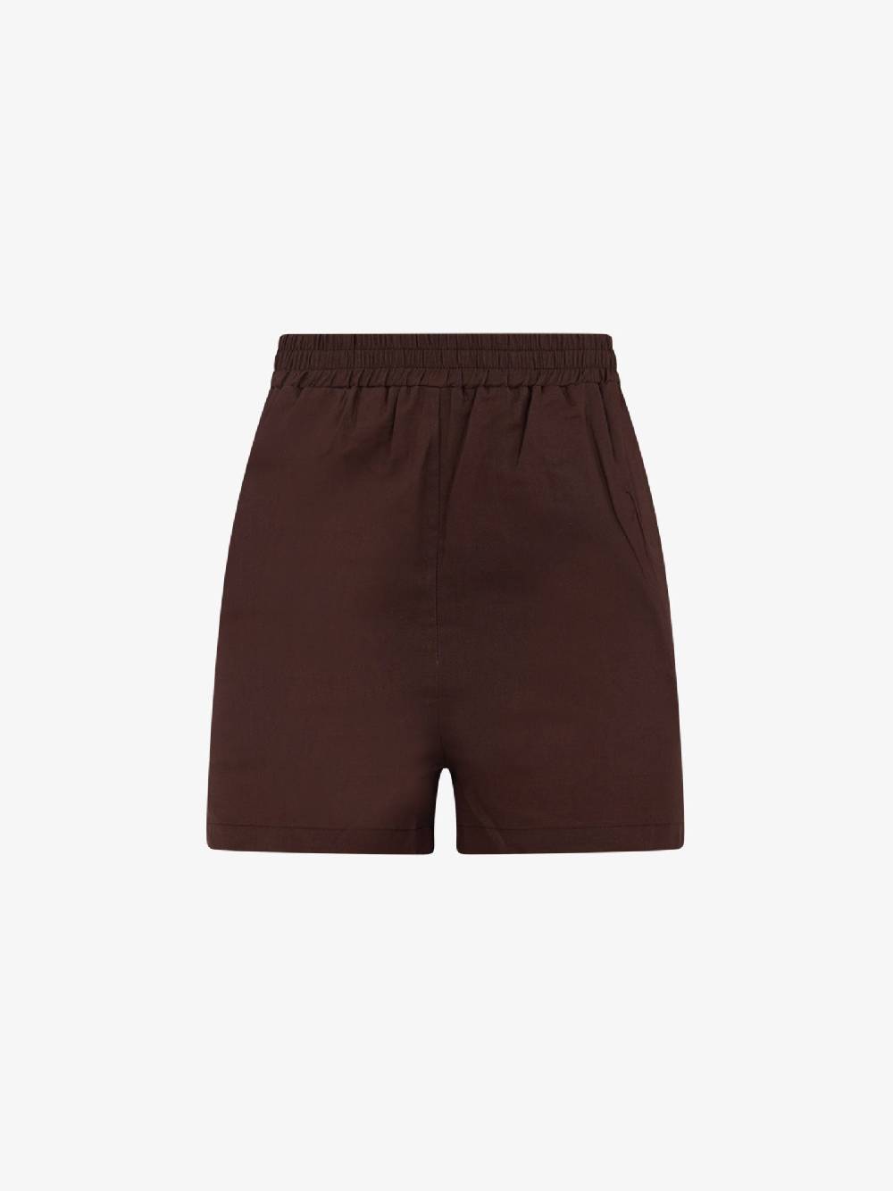 GLAMOROUS Shorts con elastico CK7508 donna cotone marrone Italia