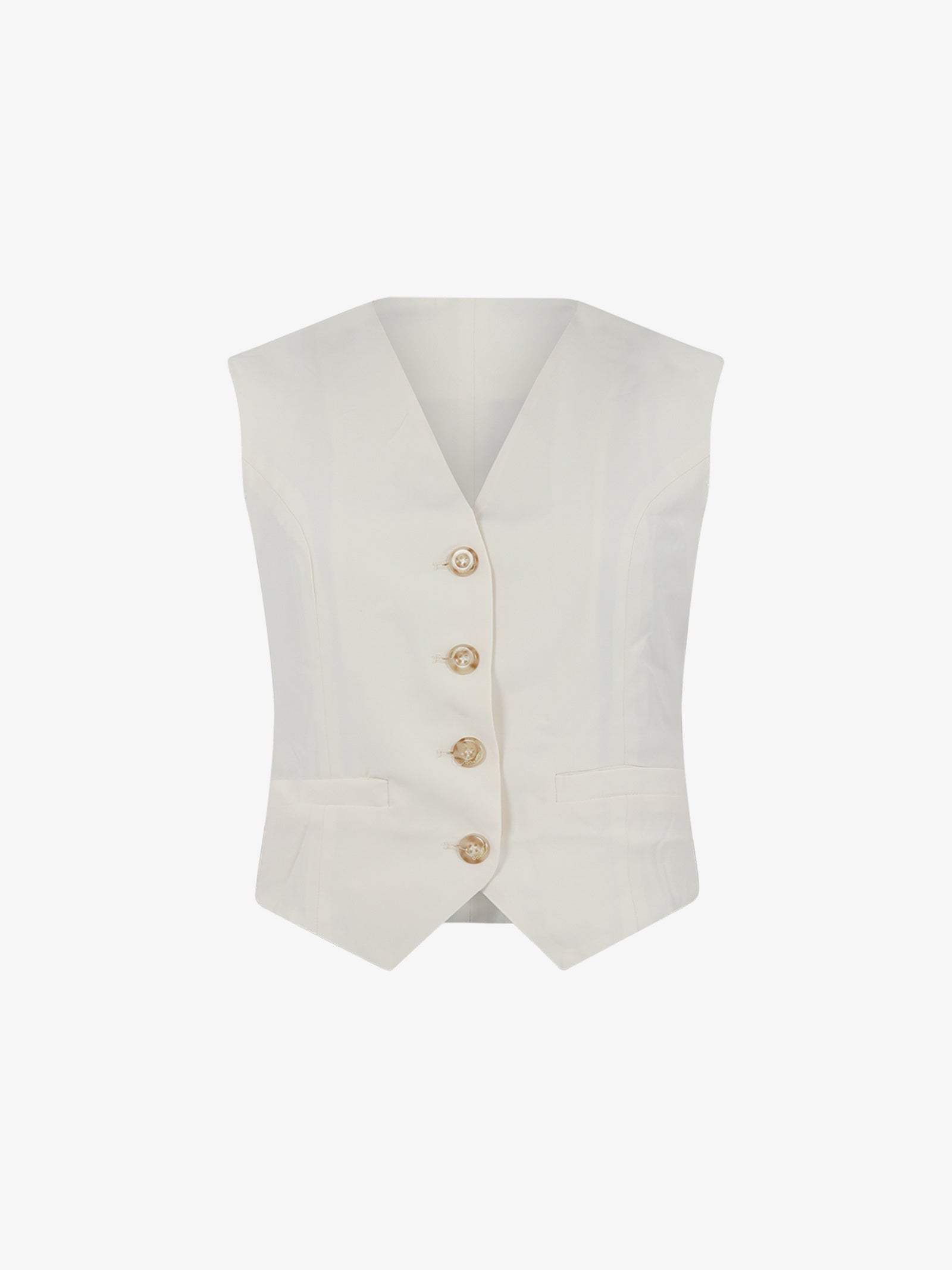 GLAMOROUS Top gilet GS0562 donna beige Qualità Garantita