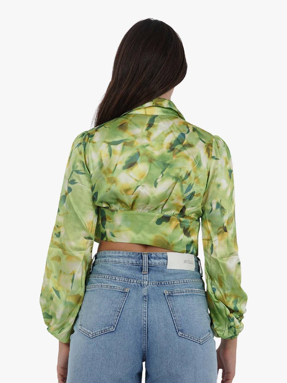 GLAMOROUS Top camicetta CK7537 donna verde Negozi Online