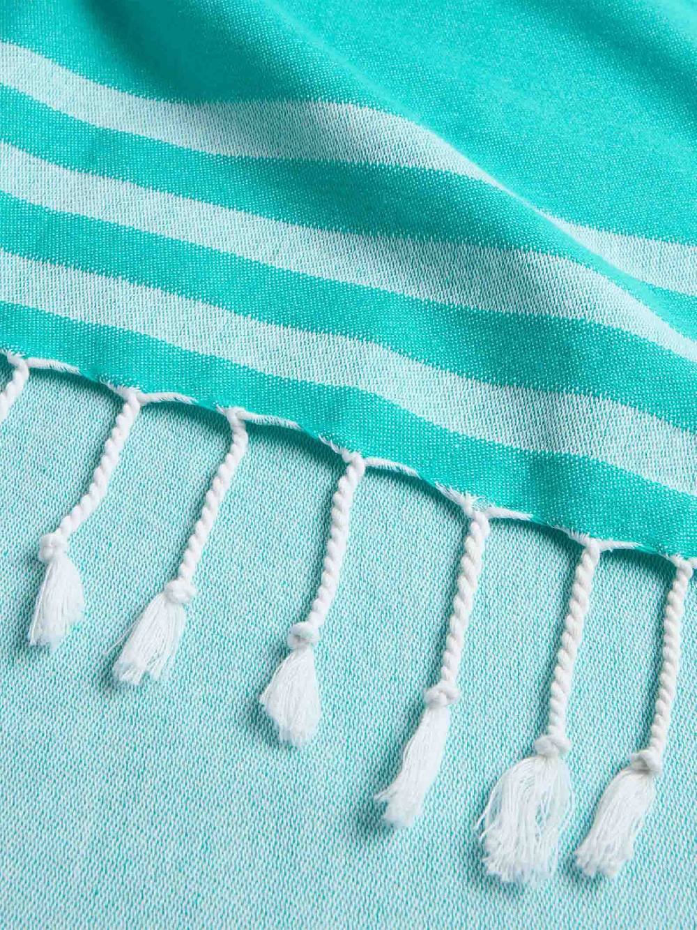 SUNDEK Telo da mare Key Fouta AM401ATC1000 cotone azzurro Consegna Veloce