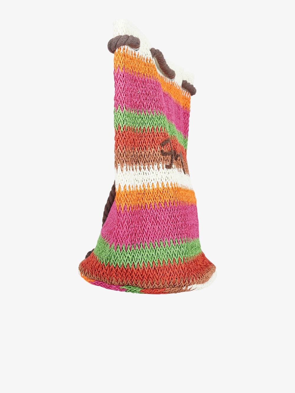 PIN UP Zaino sacca a righe PE000XB donna rafia multicolor Nuova