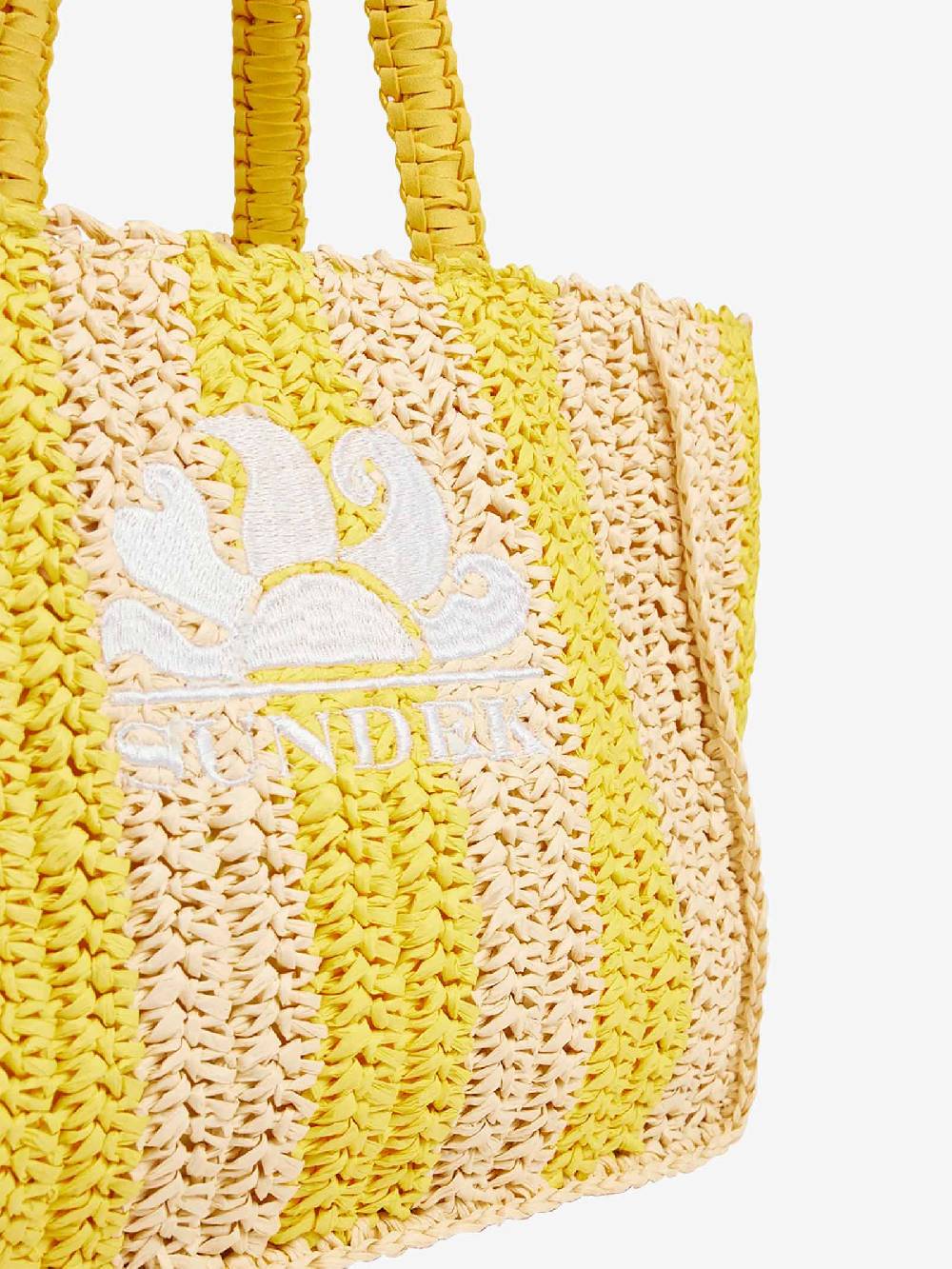SUNDEK Borsa a mano VITA PAPER STRAW AW743ABPA100 donna giallo Promozione