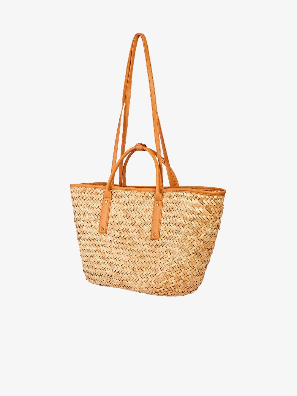 SUNDEK Borsa a mano FRAN BIG TOTE AW631ABST100 donna ramié beige Soddisfazione Garantita