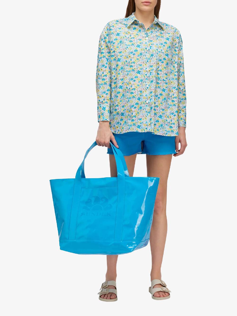 SUNDEK Borsa a mano TIFFANY AW630ABPV400 donna azzurro Qualità Garantita