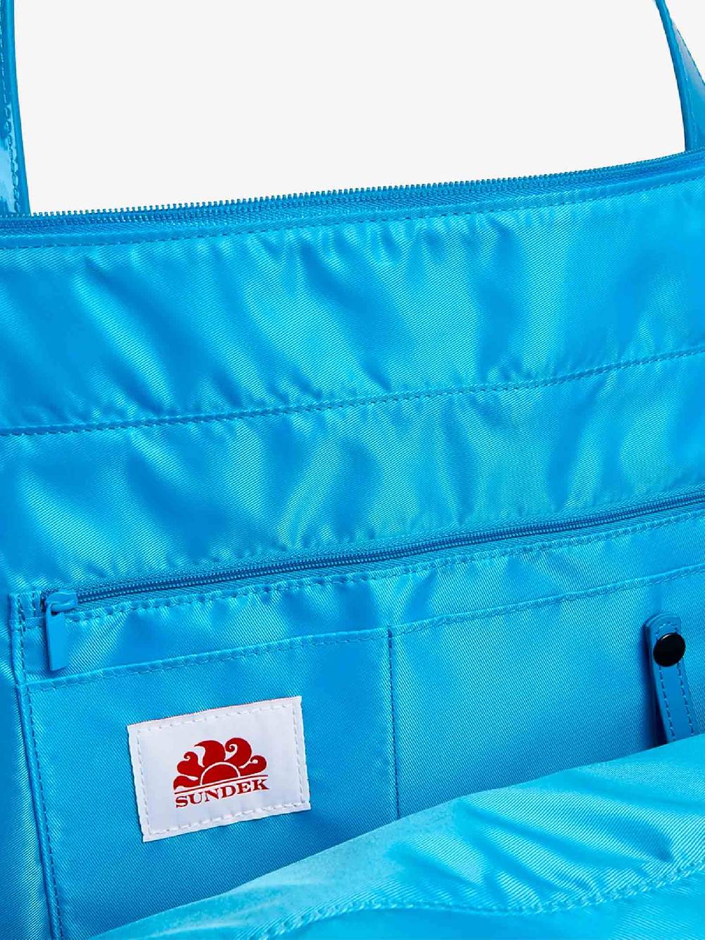 SUNDEK Borsa a mano TIFFANY AW630ABPV400 donna azzurro Qualità Garantita