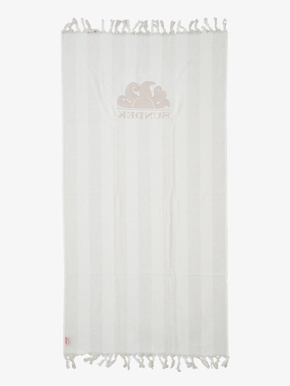 SUNDEK Telo da mare Jacquard Towel unisex verde/bicolore Shopping Online