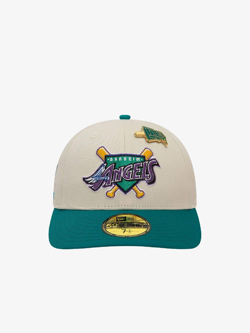 NEW ERA Cappello 59FIFTY Low Profile LA Angels MLB Pin 60503329 uomo cotone beige Hotsell