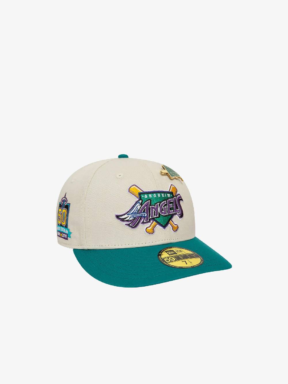 NEW ERA Cappello 59FIFTY Low Profile LA Angels MLB Pin 60503329 uomo cotone beige Hotsell