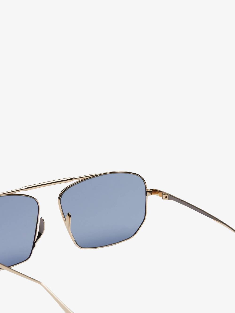 LEZIFF Occhiali da sole ASPEN uomo metallo blu Moda
