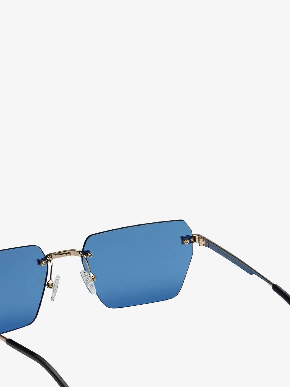 LEZIFF Occhiali da sole ARVIN uomo metallo blu Italy