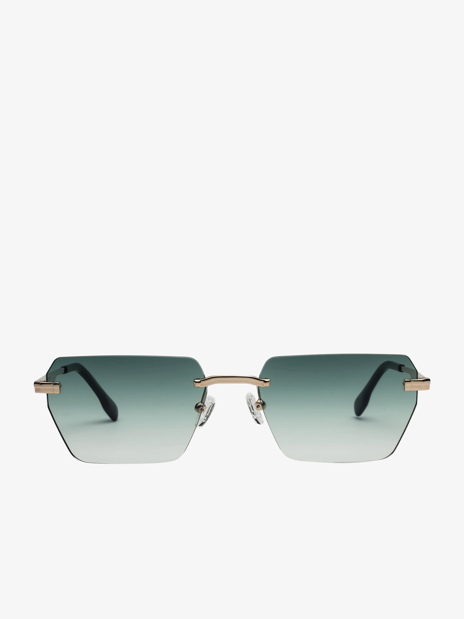 LEZIFF Occhiali da sole ARVIN uomo metallo verde Italia