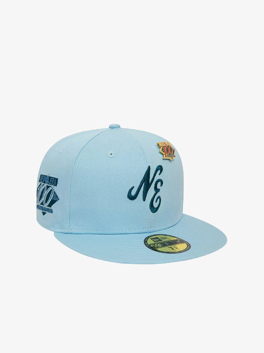 NEW ERA Cappello 59FIFTY New Era Script 60503552 cotone blu Nuovo