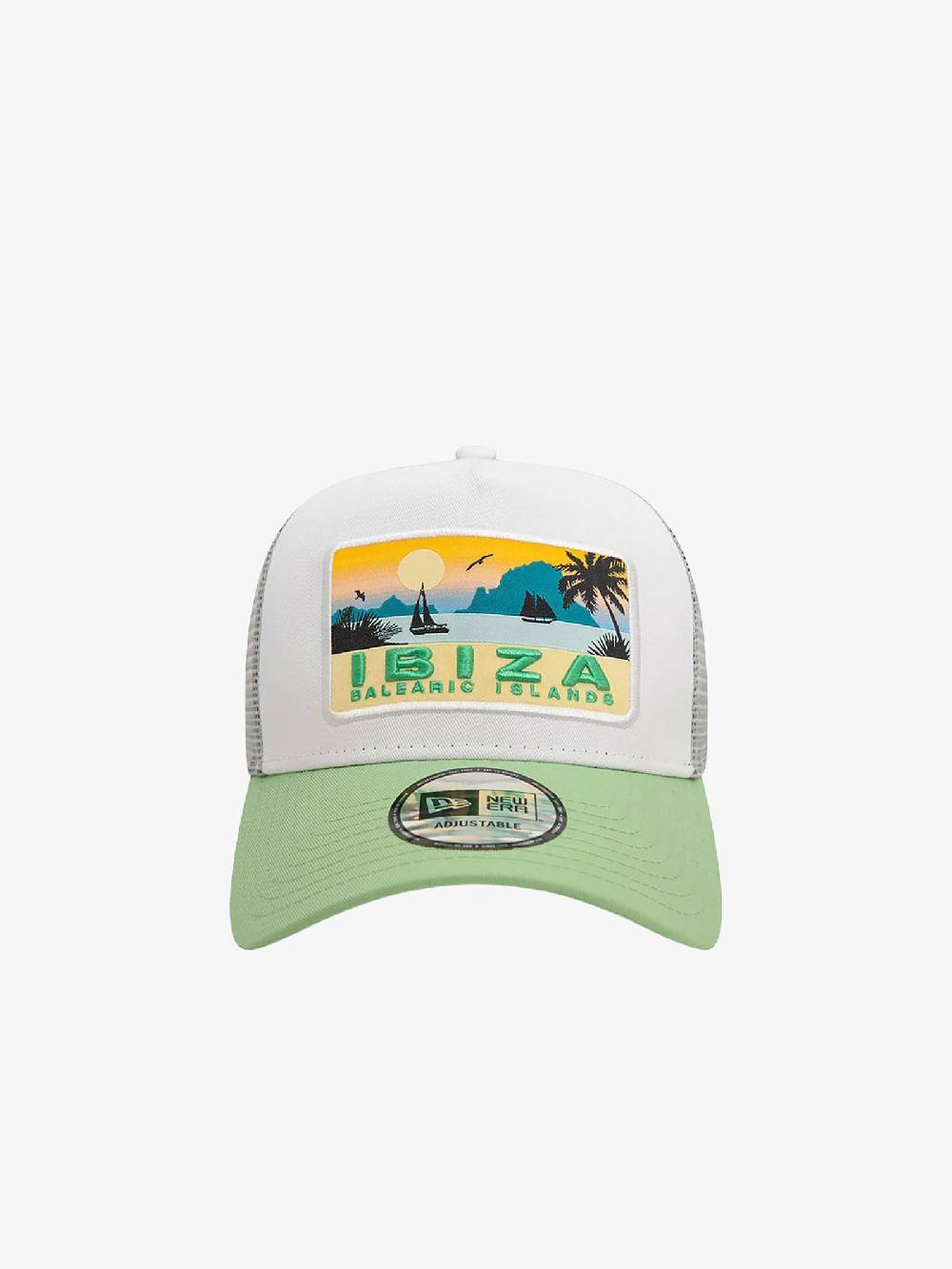 NEW ERA Cappello A-Frame Trucker New Era Summer Ibiza 60503542 cotone verde Qualità