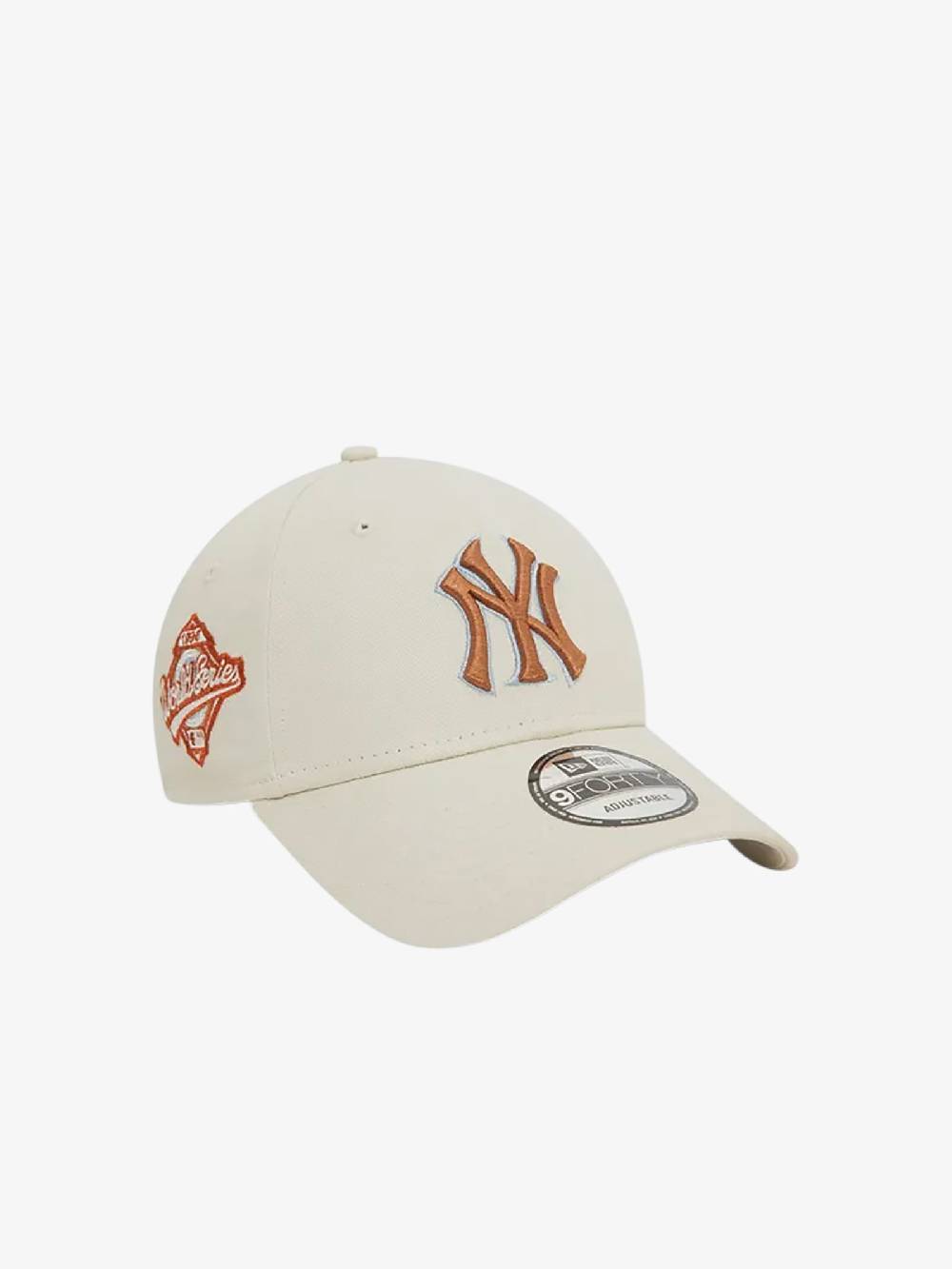 NEW ERA Cappello 9FORTY New York Yankees MLB Patch 60503506 cotone bianco Vendita