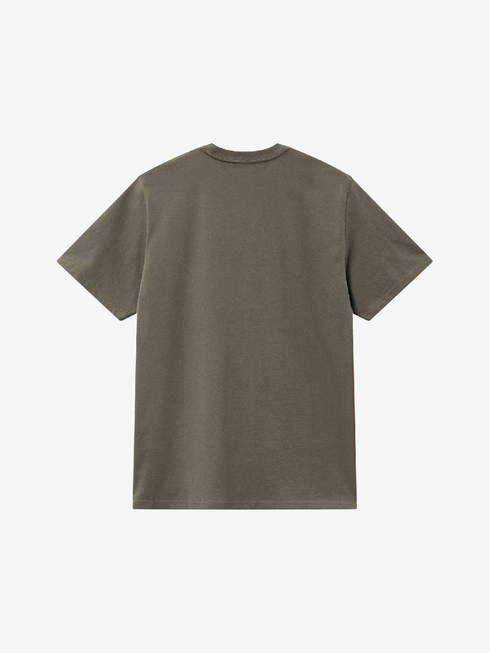 CARHARTT WIP T-shirt S/S Pocket I030434_ uomo cotone marrone Promozione Limitata