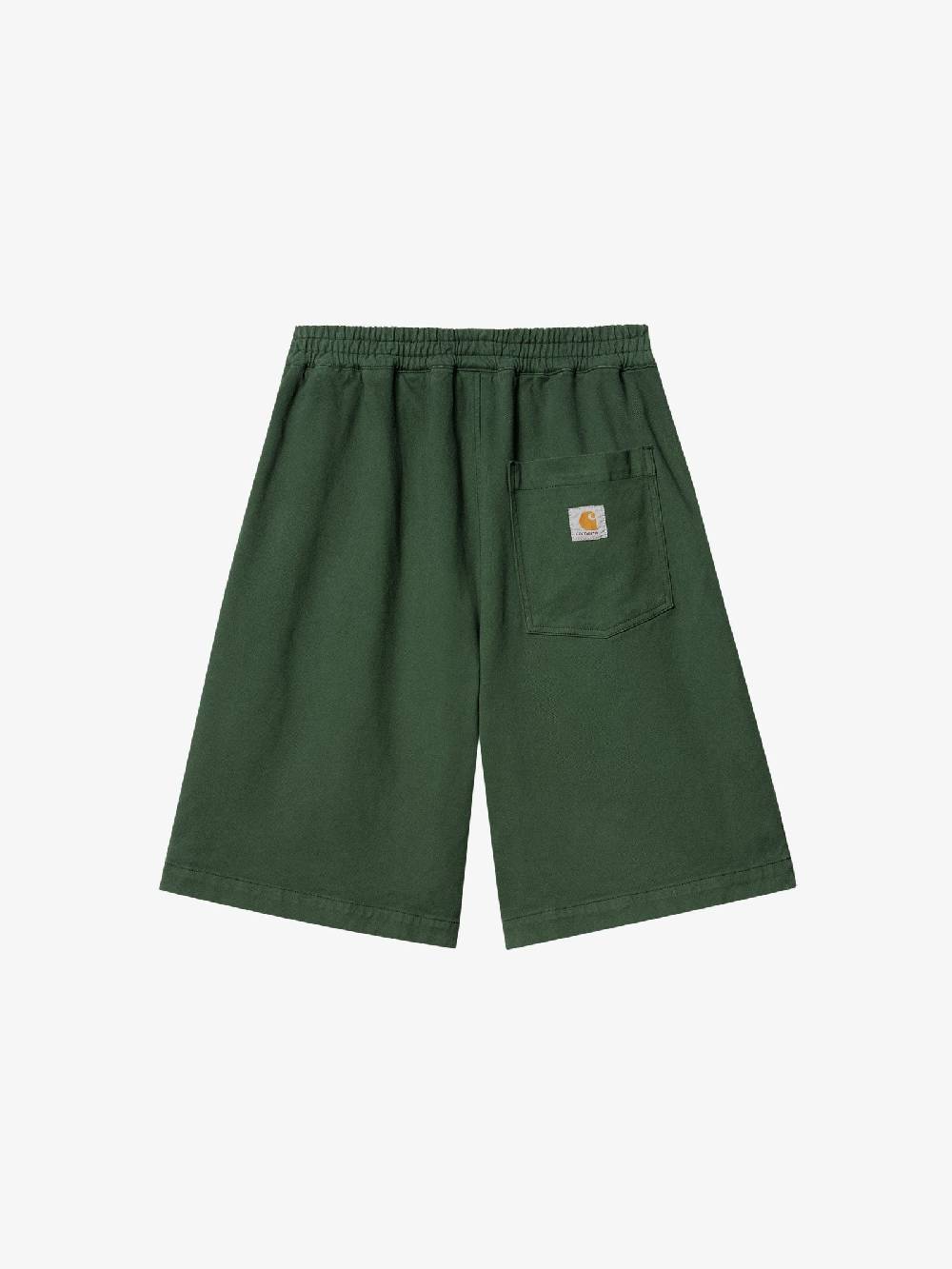 CARHARTT WIP Bermuda Floyde I033587_ uomo cotone verde Sottocosto
