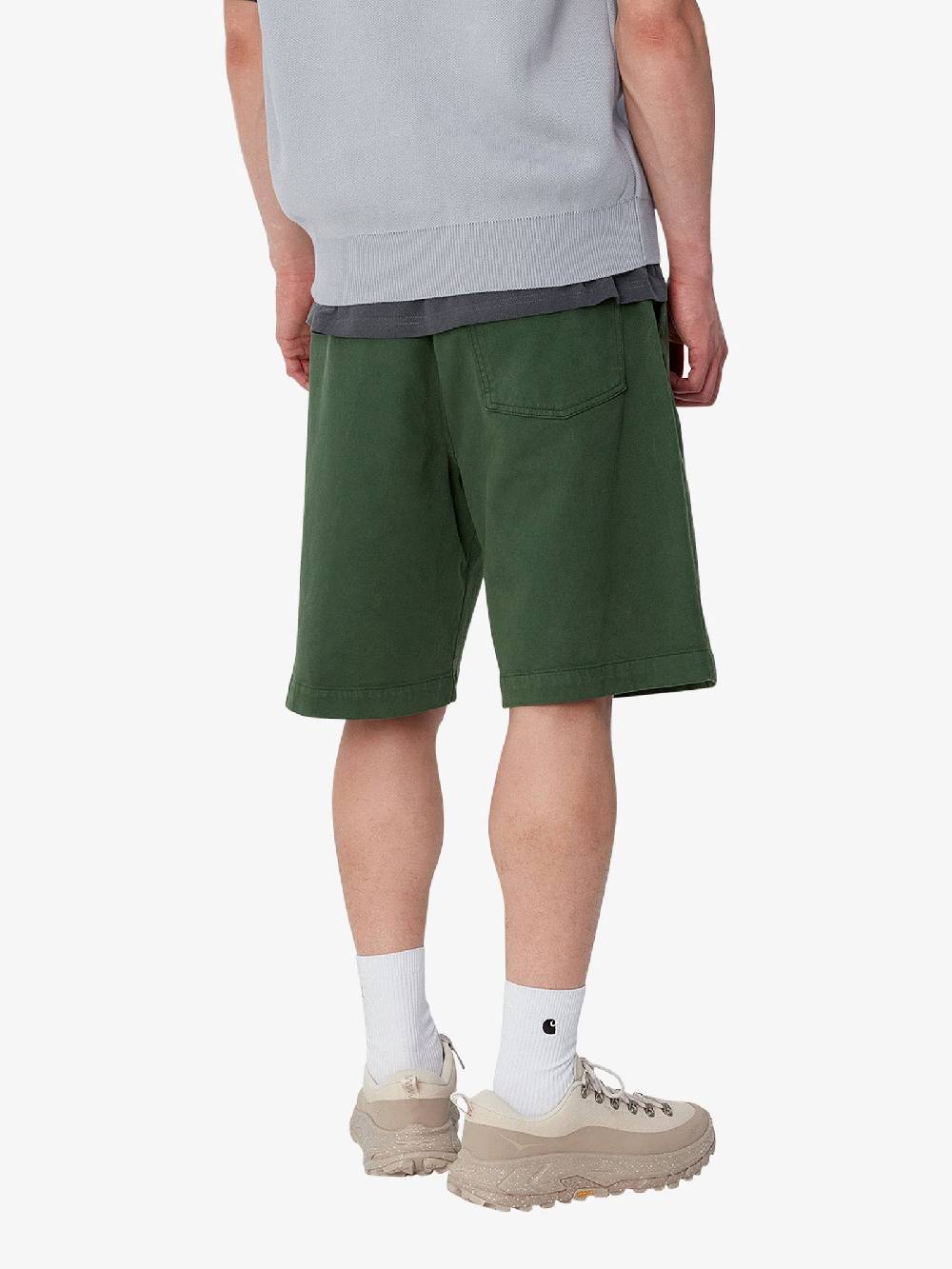 CARHARTT WIP Bermuda Floyde I033587_ uomo cotone verde Sottocosto