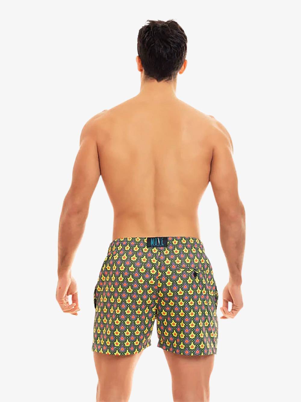 MOVE BEACHWEAR Costume da bagno Boxer Saint Vincent con stampa SVN PRINT 24 uomo giallo Novità